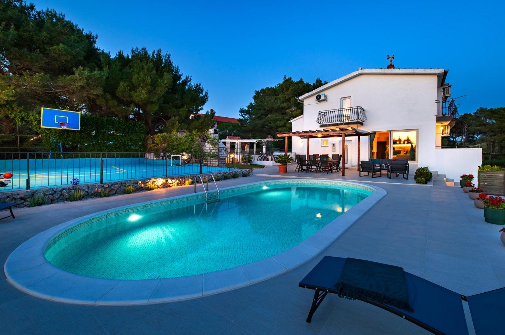 Villa Plenca - Heated Pool ! Sibenik Exterior photo